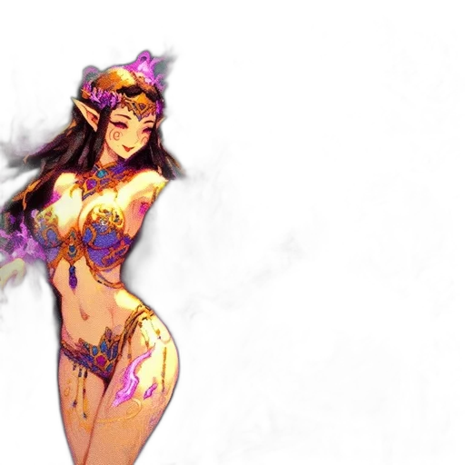 fantasy art, concept art, comic book art, pixel art transparent PNG cut-out