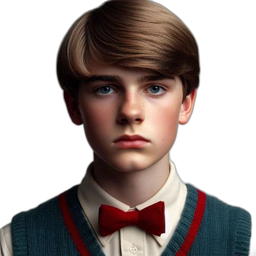face, jacket, hair, staff transparent PNG cut-out