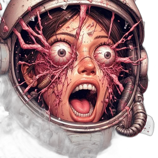 mask, face, creature, robot transparent PNG cut-out