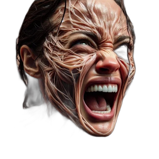 mask, face, creature, hair transparent PNG cut-out