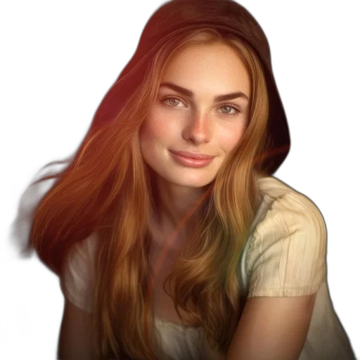 face, hair, crown, hat transparent PNG cut-out