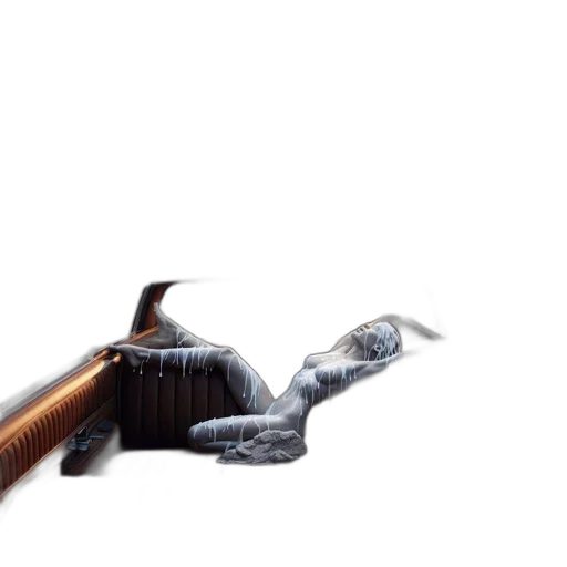 weapon, hair, staff, sword transparent PNG cut-out