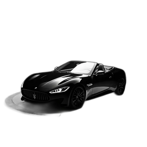 car, weapon, 3d render, photorealistic transparent PNG cut-out