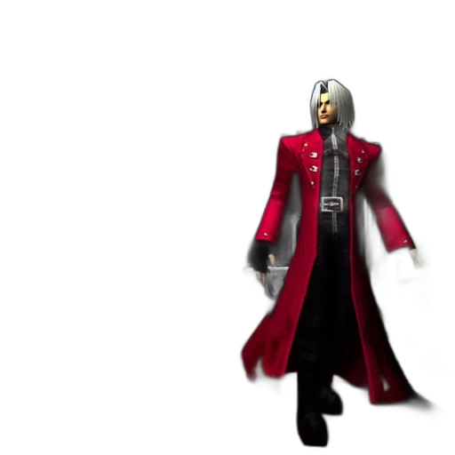 jacket, mask, staff, sword transparent PNG cut-out