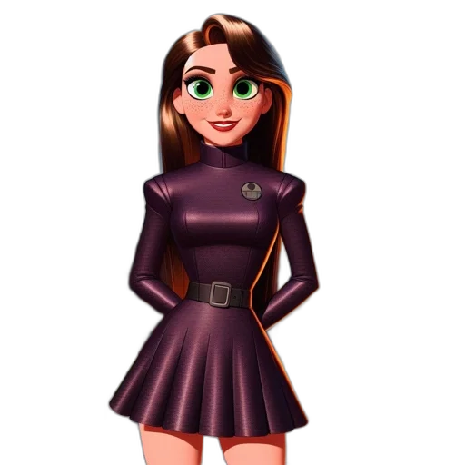 dress, staff, jacket, cartoon transparent PNG cut-out