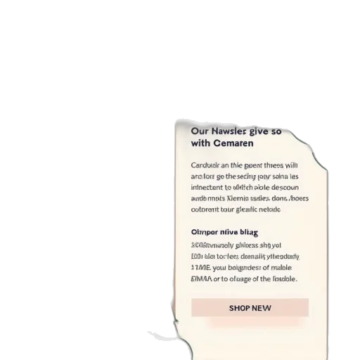 template, email, newsletter transparent PNG cut-out