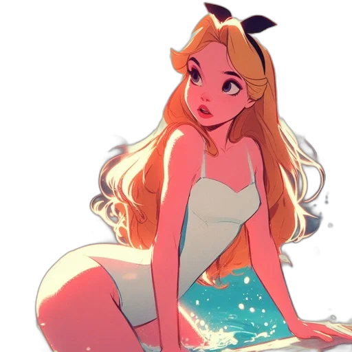 dress, crown, creature, concept art transparent PNG cut-out