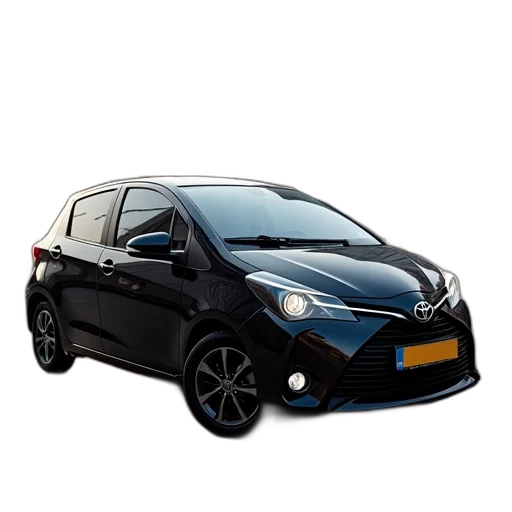 car, 3d render, photorealistic, black transparent PNG cut-out