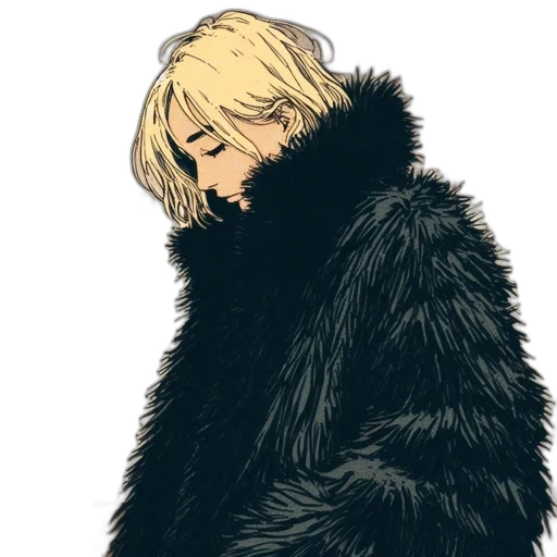 jacket, animal, hair, creature transparent PNG cut-out