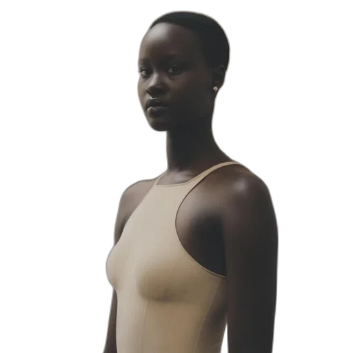 dress, jewelry, face, robot transparent PNG cut-out