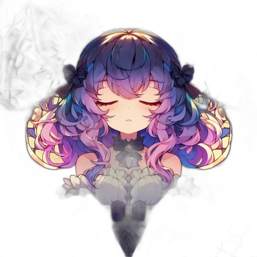 crown, staff, mask, hair transparent PNG cut-out