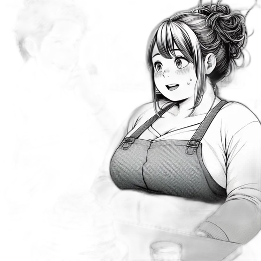 dress, staff, face, food transparent PNG cut-out