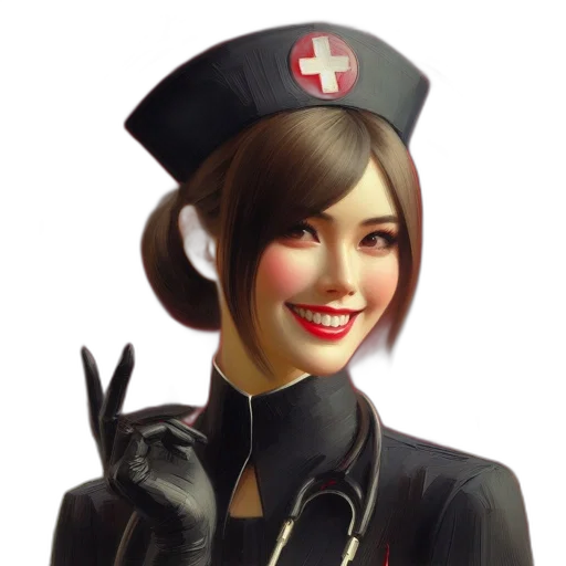 staff, face, concept art, photorealistic transparent PNG cut-out
