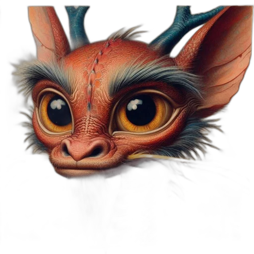 dragon, creature, mask, face transparent PNG cut-out