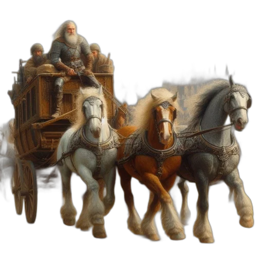 concept art, fantasy art, photorealistic, oil painting transparent PNG cut-out