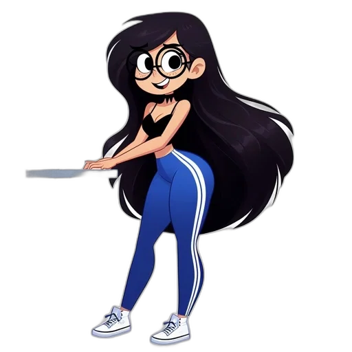 staff, weapon, sword, hair transparent PNG cut-out