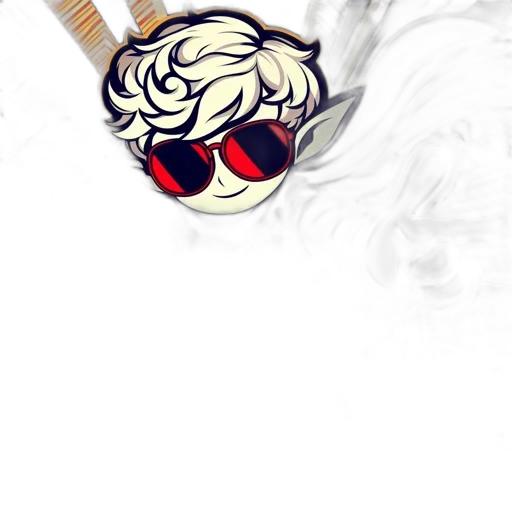 hair, face, staff, crown transparent PNG cut-out