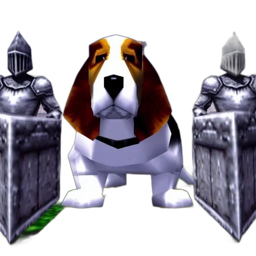 animal, staff, robot, 3d render transparent PNG cut-out