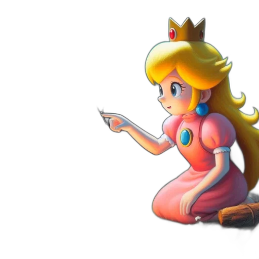 crown, dress, staff, concept art transparent PNG cut-out