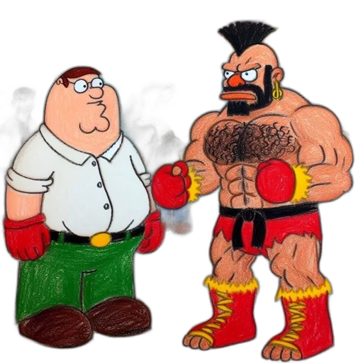 concept art, cartoon, comic book art, 3d render transparent PNG cut-out