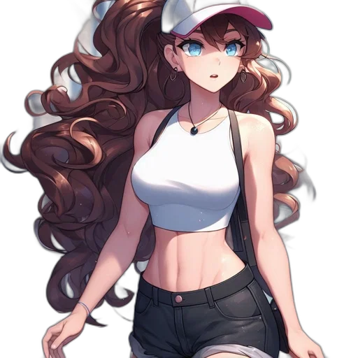 hat, staff, dress, creature transparent PNG cut-out