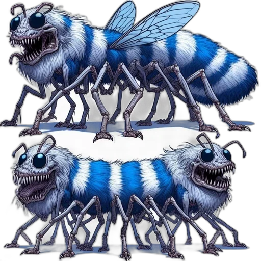 creature, animal, concept art, 3d render transparent PNG cut-out