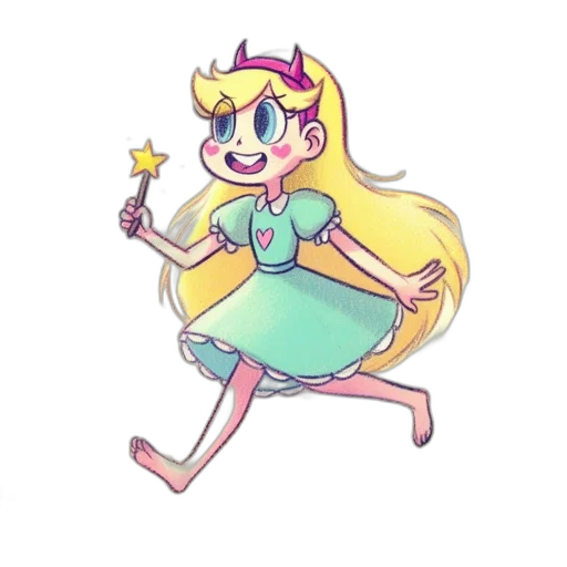 dress, staff, crown, weapon transparent PNG cut-out