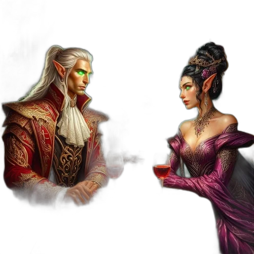 fantasy art, concept art, photorealistic, 3d render transparent PNG cut-out
