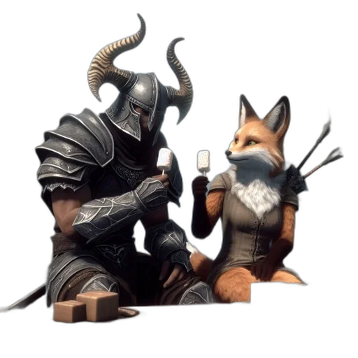 dragon, mask, staff, animal transparent PNG cut-out