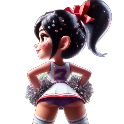 dress, staff, 3d render, concept art transparent PNG cut-out