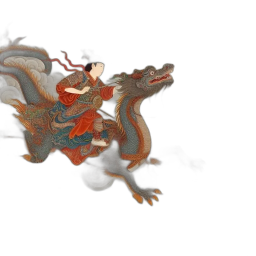 dragon, creature, staff, weapon transparent PNG cut-out