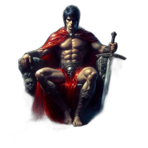 sword, fantasy art, concept art, comic book art transparent PNG cut-out