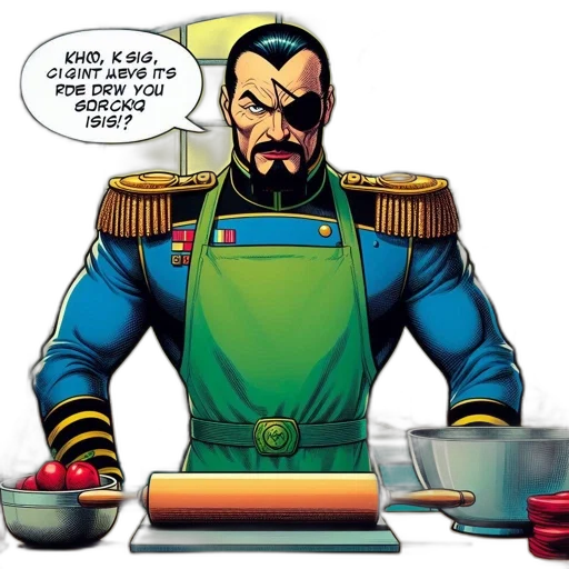 comic book art, concept art, kitchen, setting transparent PNG cut-out