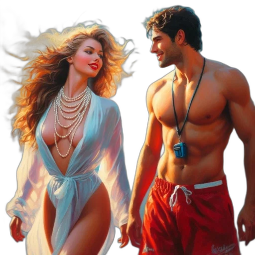 photorealistic, oil painting, concept art, fantasy art transparent PNG cut-out