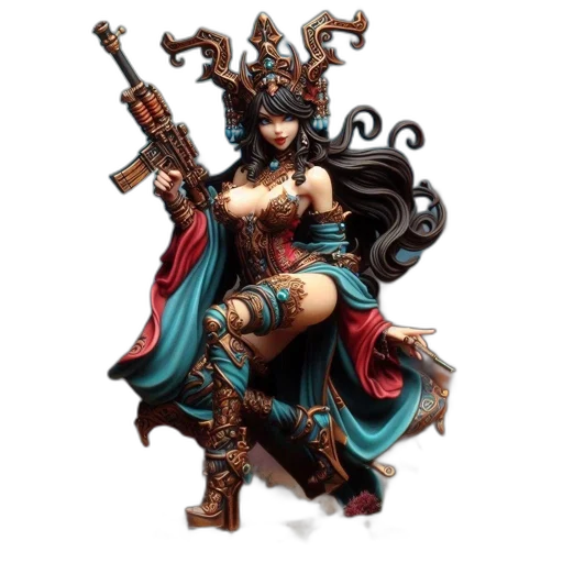 fantasy art, concept art, pixel art, 3d render transparent PNG cut-out