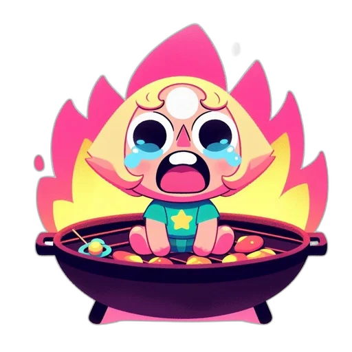 food, creature, concept art, pixel art transparent PNG cut-out