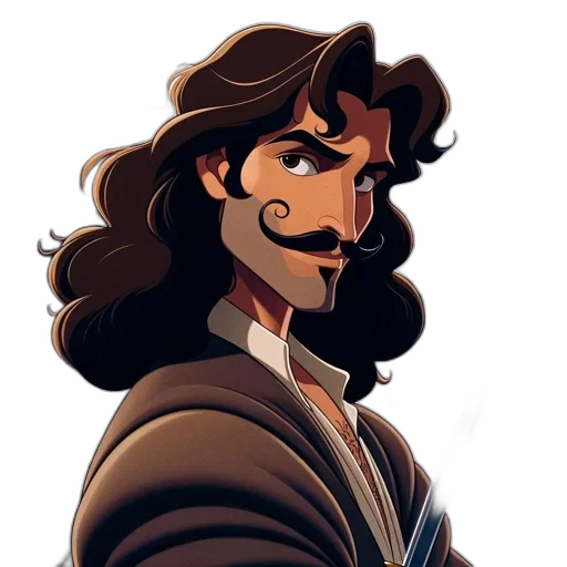 face, hair, cartoon, comic book art transparent PNG cut-out