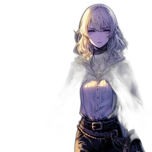 dress, mask, staff, sword transparent PNG cut-out