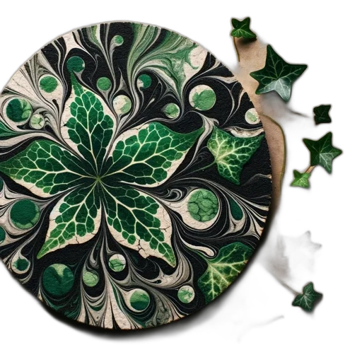 jewelry, umbrella, green, earth tones transparent PNG cut-out