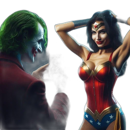 comic book art, concept art, fantasy art, photorealistic transparent PNG cut-out