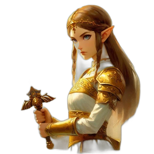 sword, staff, weapon, crown transparent PNG cut-out