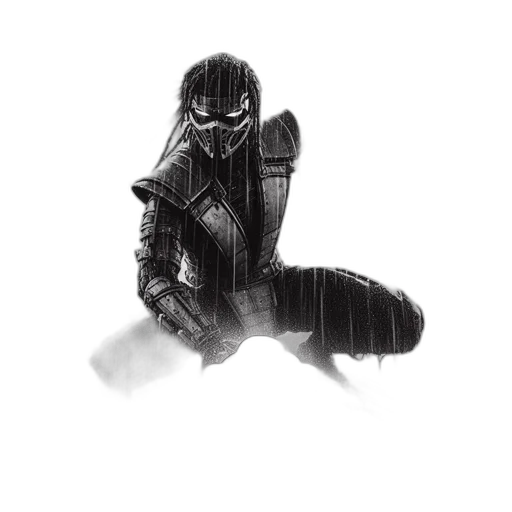 robot, sword, creature, weapon transparent PNG cut-out