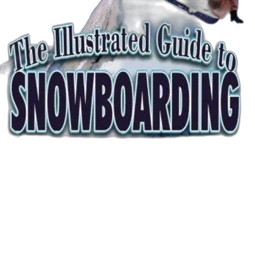 snow, illustrated, guide, snowboarding transparent PNG cut-out
