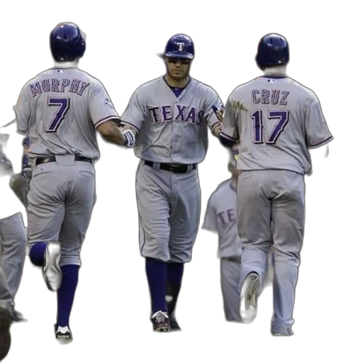 three, texas, rangers, baseball transparent PNG cut-out