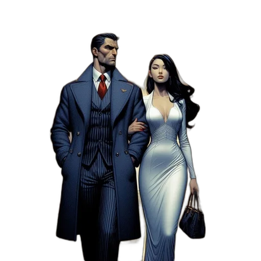 dress, comic book art, concept art, fantasy art transparent PNG cut-out