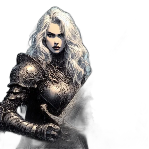 sword, fantasy art, concept art, comic book art transparent PNG cut-out