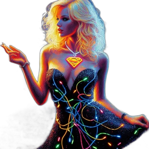 dress, jewelry, comic book art, concept art transparent PNG cut-out