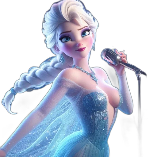 dress, concept art, cartoon, fantasy art transparent PNG cut-out