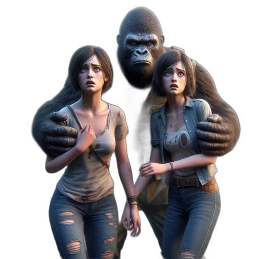 concept art, 3d render, comic book art, photorealistic transparent PNG cut-out