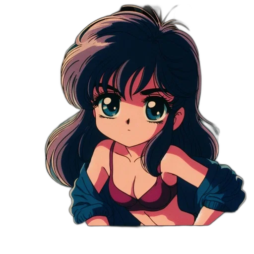 anime, cartoon, pixel art, fantasy art transparent PNG cut-out